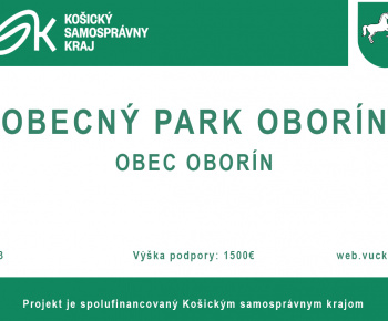 Aktuality / Obecný park Oborín  - foto