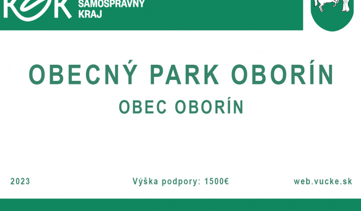 Aktuality / Obecný park Oborín  - foto